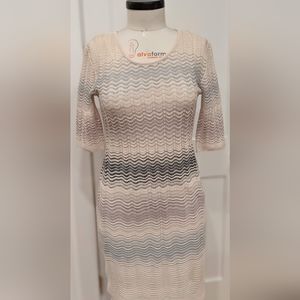 Missoni Cream/Pastels Lined Dress